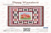 Poppy Meadows - Welcome to Henry Glass Fabrics · Poppy Meadows Finished Quilt Size: 57 x 65 49 West 37th Street, New York, NY 10018 tel: 212-686-5194 fax: 212-532-3525 Toll Free: