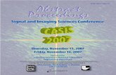 UCRL-PROC-236475 Abstract Proceedings · 2008. 9. 8. · Abstract Proceedings Signal and Imaging Sciences Conference UCRL-PROC-236475 Sponsored by Lawrence Livermore National Laboratory
