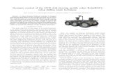 Dynamic control of the 6WD skid-steering mobile robot ...kompairobotics.com/wp-content/uploads/2018/12/34.pdf · Owing to the dynamics of the vehicle and the saturation of admissible