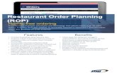 Restaurant Order Planning (ROP) - Martin Brower · 2019. 4. 4. · Search by tern. MRI. Q 226 | 20007 | 20183 20001 | 20236 HOME OCSE OCSE 1 CSE 1 CSE OCSE 256 IND IND IND IND IND