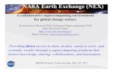 NASA Earth Exchange (NEX)...HECC Project conducts work in four major technical areas Supporting Tasks •Facility, Plant Engineering, and Operations: Necessary engineering and facility