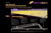TGT overview v3 - TerraGen Solar overview.pdf · 2017. 8. 17. · Tilt Mount Pitched Roof Structure South facing on an east west building TerraGen Environmental Group Inc. 51b Caldari