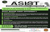 ASIST - fremontcountyprevention.comfremontcountyprevention.com/.../05/ASIST-Flyer-June... · ASIST CONNECTING WHAT MAKES ASIST DIFFERENT? Participants overcome stigma and societal