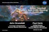 John Grunsfeld Paul Hertz - science.nasa.gov...Astrophysics Division Science Mission Directorate January 11, 2012 . SMD Organization ... January 4, 2012 . Mission Launches etc. 2011