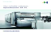 Speedmaster SX 74. - Heidelberg ... Count on the Speedmaster SX 74 and enjoy the confidence of a triple