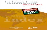 The Climate Change Performance Index Results 2011...6 3. Overall Results Climate Change Performance Index 2011 Table 1: * None of the countries achieved positions one to three. No