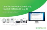 OneTouch Reveal web app Report Reference Guide · 2017. 7. 6. · basal and bolus insulin delivered, and carbohydrate intake 1 See how glucose levels vary by time of day, one week