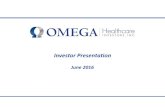Investor Presentation - Omega Healthcare/media/Files/O/Omega...Investor Presentation, June, 2016 Omega Overview: Facility and Investment Overview at December 31, 2015 6 Omega is the