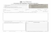 Petition for Academic Program Variance - La Sierra UniversityPre-Professional: PETITION FOR ACADEMIC PROGRAM VARIANCE Form to be completed with advisor or department chair. 1. State