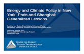 Energy and Climate Policy in NewEnergy and …– Air travel by far the largest source of emissions, yet beyond Paris’ control Paris -- Key takeaways from our research • Paris’