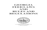 GEORGIA FEED LAWS AND RULES AND …agr.georgia.gov/Data/Sites/1/media/ag_plantindustry/seed...FEED LAWS AND RULES AND REGULATIONS GARY W. BLACK, Commissioner GEORGIA DEPARTMENT OF