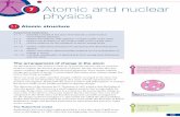 Atomic and nuclear physicsmsgrantsphysics.weebly.com/uploads/2/1/3/3/21339258/hamper07a… · 7 Atomic and nuclear physics about alpha particles – only that they were fast and positive.