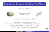 Entanglement Entropy and Conformal Field Theoryjacobsen/les_houches_2010/Calabrese.pdf · 2010. 3. 9. · Entanglement Entropy and Conformal Field Theory Pasquale Calabrese Dipartimento