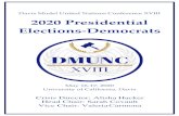 2020 Presidential Elections-Democratsdmunc.org/wp-content/uploads/2020-Elections-Democrats.pdfVenezuela, Trump’s policies have only grown more and more harsh. Additionally, he has