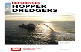 REFERENCES Hopper dredgers - Royal IHC · 2020. 2. 5. · Hopper capacity 5,450 m³ - marine aggregates dredger Installed power 10,778 kW Length overall 142.50 m o Year of delivery