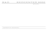 Bang & Olufsen - B&O BEOCENTER 9000 · 2018. 6. 28. · the Bang & Olufsen Beolab Penta power amplifier/loudspeaker module, or - the Bang & Olufsen Beolab 150 power amplifier. 3.pin
