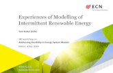 Experiences of Modelling of Intermittent Renewable Energy - 07 Kober... · Rationale •Energy system models - strong tools for long-term energy analysis •Renewable energy (RE)