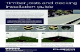 Timber joists and decking installation guide...your composite decking area. You can use a matching colour to compliment the rest of your project or even if you wanted a contrasting