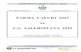 Parma-Salernitana - 7° giornata serie B · 2017. 9. 28. · SETTIMA GIORNATA GIRONE DI ANDATA PARMA CALCIO 1913 vs U.S. SALERNITANA 1919 PARMA, STADIO “ENNIO TARDINI” venerdì