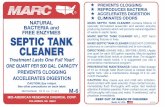MID-AMERICAN RESEARCH CHEMICAL - Home MARC SEPTIC TANK CLEANER contains billions of specially formulated