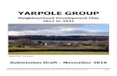 Yarpole neighbourhood development plan · 2020. 5. 18. · Yarpole Neighbourhood Development Plan 2011 - 2031 Submission Draft – November 2016 Page 3 1. Introduction 1.1 Yarpole