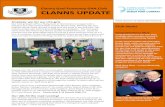 Clanna Gael Fontenoy GAA Club CLANNS UPDATE...Sarah and Anna. On the other pitch, Clanns were against the wind and having to defend from long-range kicks as Lucan were unable to break