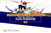 TRAVEL WITH CONFIDENCE - SYTA...When you work with a SYTA tour operator you can be assured you are working with a professional who has many years of experience speciﬁ c to the student