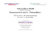 Studio360 - Smartware Technologies Studio... · 2016. 2. 4. · Page 8 Smartware Studio - Service Estimating User's Guide When you add equipment to the Parts Database, you can use