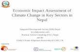 Economic Impact Assessment of Climate Change in …• Final M&E Report evaluating Economic Impact Assessments and the impact that the project has had on policy-making in Nepal. Development