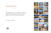 Taubman Centers, Inc. Investor Presentations1.q4cdn.com/799408505/files/doc_presentations/2015/...2015/02/08  · WP Glimcher CBL Tanger Penn REIT General Growth Simon Macerich Taubman