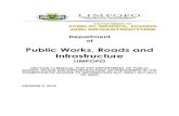 Public Works, Roads and Infrastructure · WORKS, ROADS AND INFRASTRUCTURE IS AS FOLLOWS: - Head of Department Property Maintenance iii. The structure of the Department of Public Works,