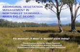 ABORIGINAL VEGETATION MANAGEMENT IN ......in-situ charcoal deposit on Surrey Hills was dated 3625 cal yr BP (Cosgrove and Murray 1993). On the coast Aboriginal habitation sites date