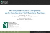 The Simplest Route to Complexity: Understanding the FLSA ... · • Opon 1 : Increase the employee’s salary by $5,476 per year. Employee remains exempt. • Opon 2 : Reclassify