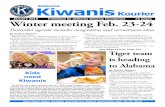 Alabama Kiwanis Kourier · 2018. 1. 29. · 25-28 membership blitz, ... With the chartering of this Key Club, 35 new Key Clubbers will be joining the Alabama Kiwanis Family. The actual