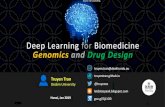 Deep Learning for Biomedicine Genomics and Drug Design · 2020. 8. 9. · Variational Autoencoder (Kingma & Welling, 2014) Two separate processes: generative (hidden visible) ...