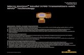 Product Data Sheet: Model 5700 Transmitters with MVD ... · Product Data Sheet PS-001885, Rev G November 2017 Micro Motion® Model 5700 Transmitters with MVD™ Technology Repeatable,