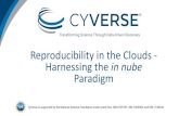 Reproducibility in the Clouds - Harnessing the in nube Paradigm · Harnessing the in nube Paradigm. DNA Learning Center ... (more than 2 million visitors to-date for all centers)