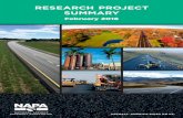 RESEARCH PROJECT SUMMARY · and marketing program aimed at influencing the asphalt industry’s primary customers: DOT officials, design-build firms, public works ... 2016 throughout