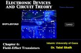Chapter 6: Islamic University of Gazasite.iugaza.edu.ps/tskaik/files/chapter6_p1.pdfElectronic Devices and Circuit Theory, 10/e Robert L. Boylestad and Louis Nashelsky If V GS = 0