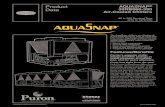 Product AQUASNAP Data 30RB060-390 Air-Cooled Chillers · 2015. 4. 27. · fordable to operate. Carrier’s Aqua Series chillers are our most efficient air-cooled models. The AquaSnap