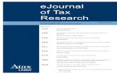 eJournal of Tax Research - UNSW Business School · 2014. 7. 8. · Richard M. Bird, J. Scott Wilkie 321 The European Union constitution and the development of tax policy Nigar Hashimzade