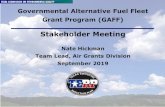 GAFF Stakeholders Presentation -  · 2019. 9. 5. · • GAFF will be open to eligible entities statewide. • Approximately $6 million will be available for award under this program.