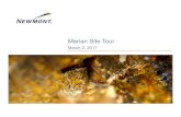 Merian Site Tour · March 2, 2017 Newmont Mining Corporation I Merian Site Tour I Slide 3 Cautionary statement Cautionary statement regarding forward looking statements: This presentation