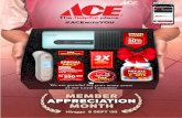 ACE Member Appreciation Month [Z5] Q3 2020/ACE...We are grateful for your many years as our Loyal Customer MEMBER APPRECIATION MONTH Hingga 8 SEPT '20 Daftar Isi • Standarisasi Toko