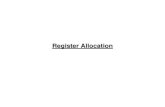Register Allocation - George Washington narahari/cs339/compile4.pdfآ  Register Allocation and Assignment
