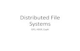 New Distributed File Systemsarchive.control.lth.se/media/Staff/JohanEker/introduction... · 2015. 5. 13. · Content • Whatis%adistributed%file% system?% • GFS%–Google%File%System%