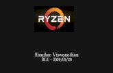 Shankar Viswanathanblu.org/meetings/2020/05/BLU.2020-05-20.AMD_Ryzen.pdf · 20/5/2020  · Zen CPUs Ryzen architecture ... Ryzen Embedded. CPU Product Nomenclature Zen core - 14nm