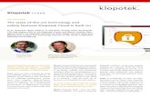 The state-of-the-art technology and safety features Klopotek ...The state-of-the-art technology and safety features Klopotek Cloud is built on In an interview about modern IT and data