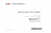 UM OptoLyzer OL3150o V01 00 XX-4 - Microchip …ww1.microchip.com/downloads/en/DeviceDoc/UM_OptoLyzer_OL...erful tools for both finding of irre gularities and controlling of the MOST