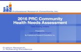 2016 PRC Community Health Needs Assessment · 2018. 12. 6. · PRC Community Health Needs Assessment Cass County, Indiana Experienced Difficulties or Delays of Some Kind in Receiving
